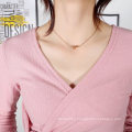 Fashion Geometric Love Knotted Titanium Steel Necklace Jewelry